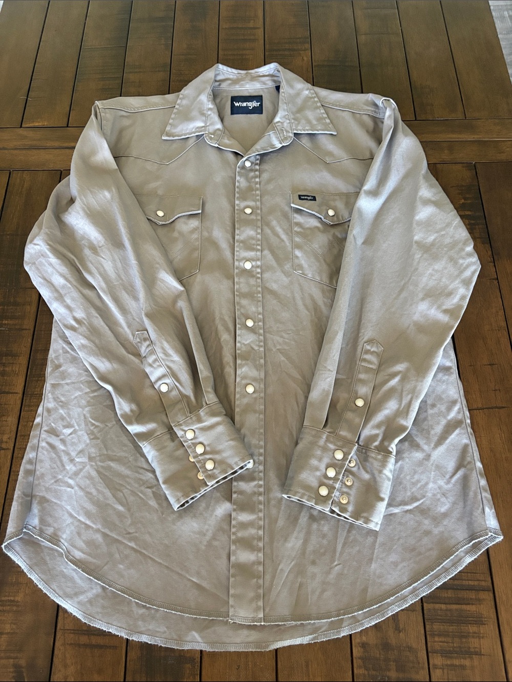 Wrangler Twill Work Shirt - L